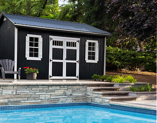 Country Cabins Pool Shed